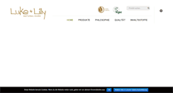 Desktop Screenshot of lukeandlilly.com